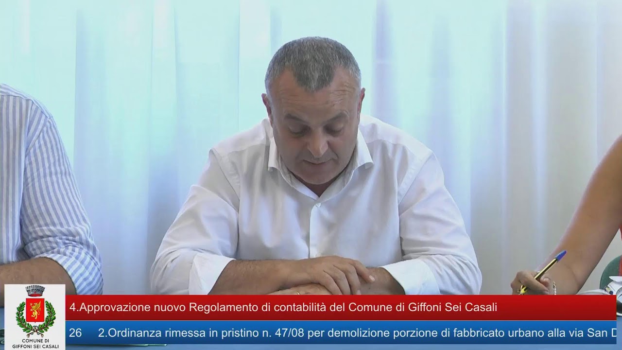 Consiglio Comunale del Comune di Giffoni Sei Casali