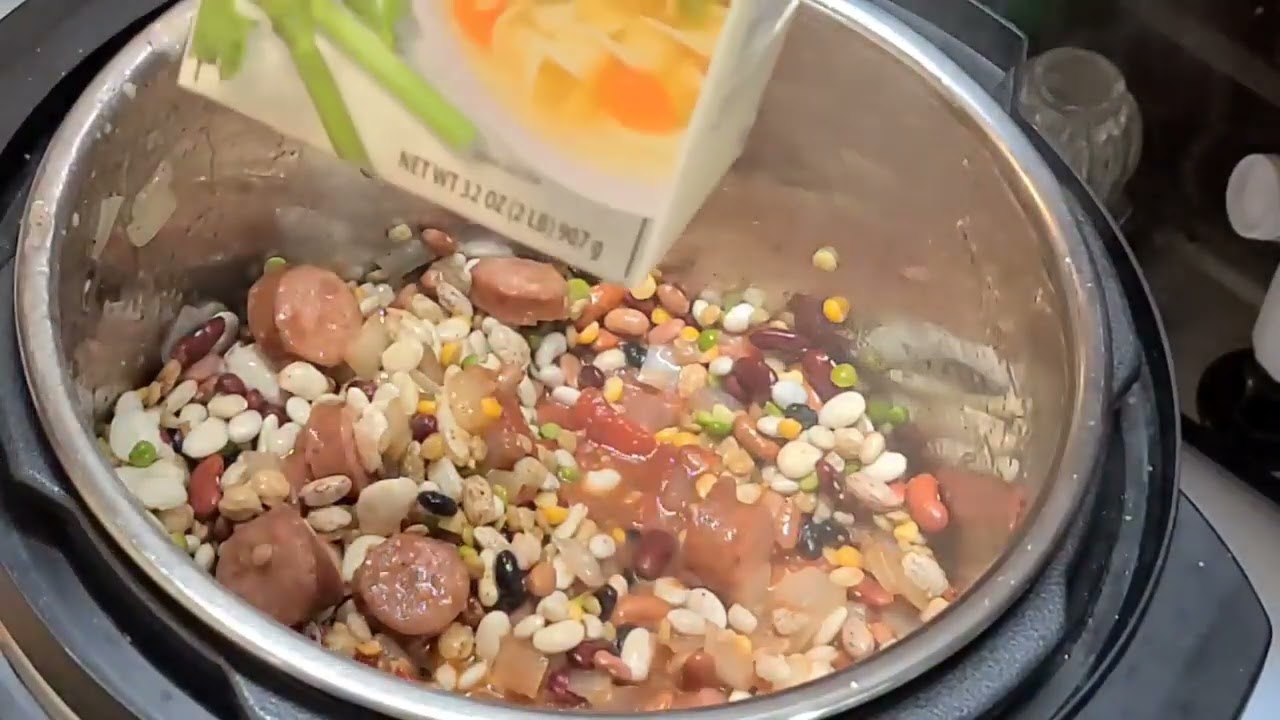 15 Bean Soup with Smoked Sausage