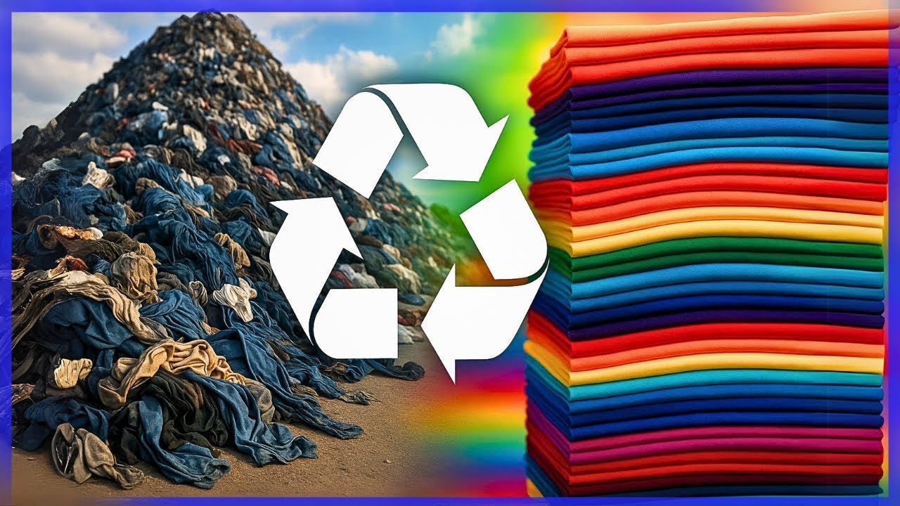 &iquest;C&oacute;mo reciclar los RESIDUOS TEXTILES? ♻️ El RECICLAJE DE MILLONES de toneladas de ropa en la basura