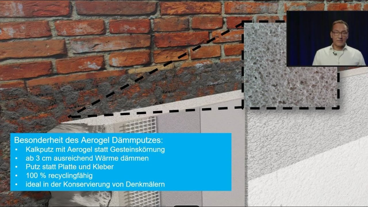 Energetisch sanieren mit Aerogel Dämmputz | Hasit Trockenmörtel GmbH / CABOT CORP.