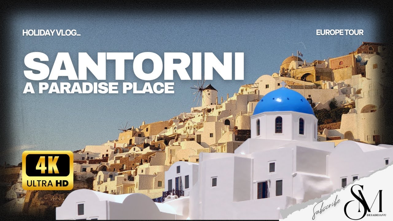 Santorini Travel Vlog 2025 | Fira, Oia, Caldera, Beaches & Sunset #Santorini #TravelVlog #greece