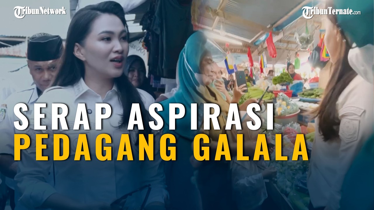 Tinjau Pasar Galala Sofifi, Gubernur Malut Sherly Laos Serap Keluhan Pedagang