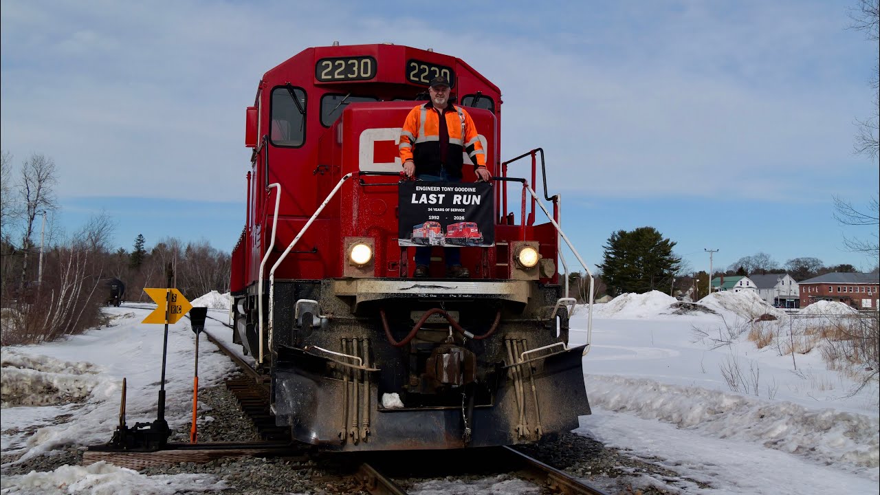Engineer Tony Goodine's Last Run on CPKC G15 2/20/26