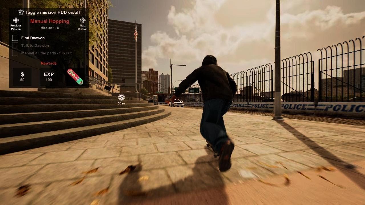 Day 5.5 — Manual Hopping- Session: Skate Sim