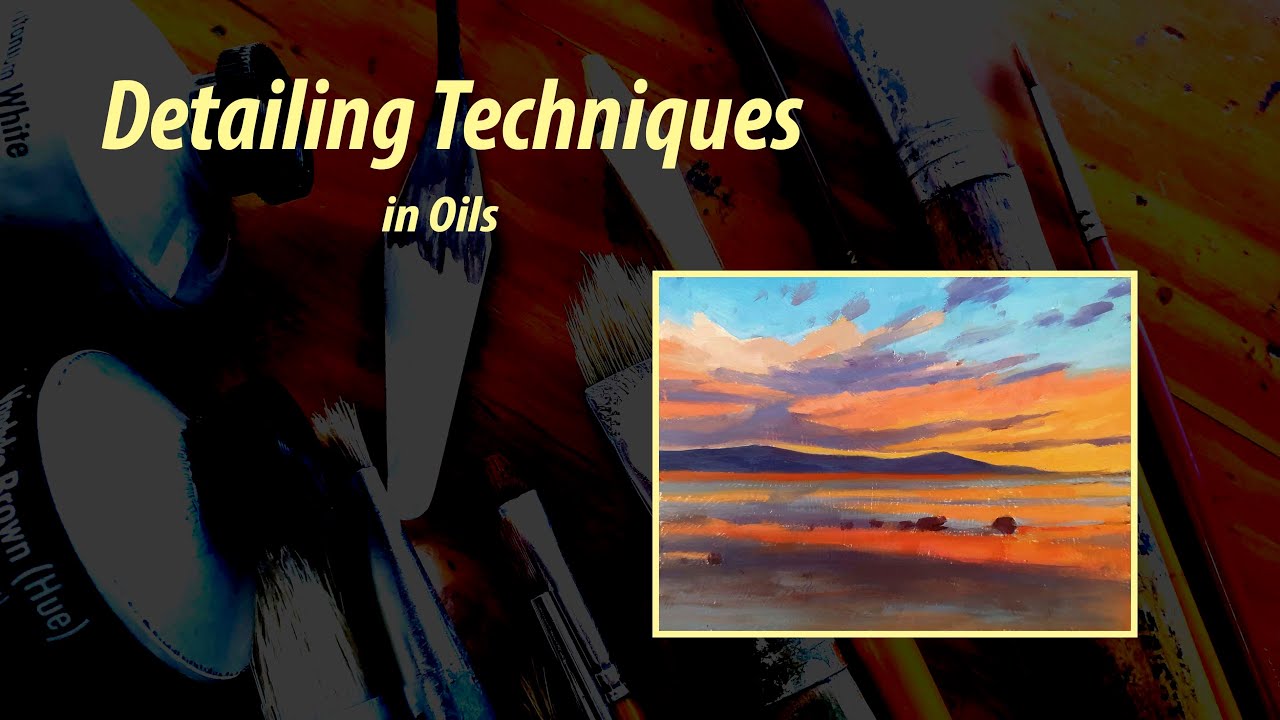 Painterly brush techniques for detailing