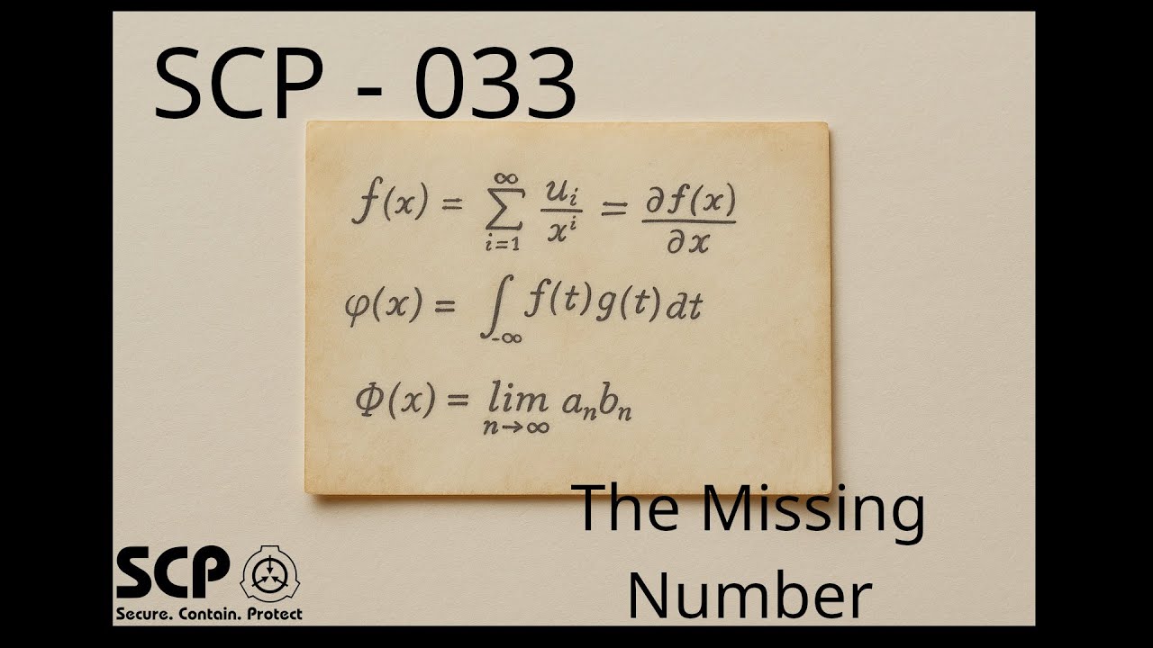 SCP 033 - The Missing Number