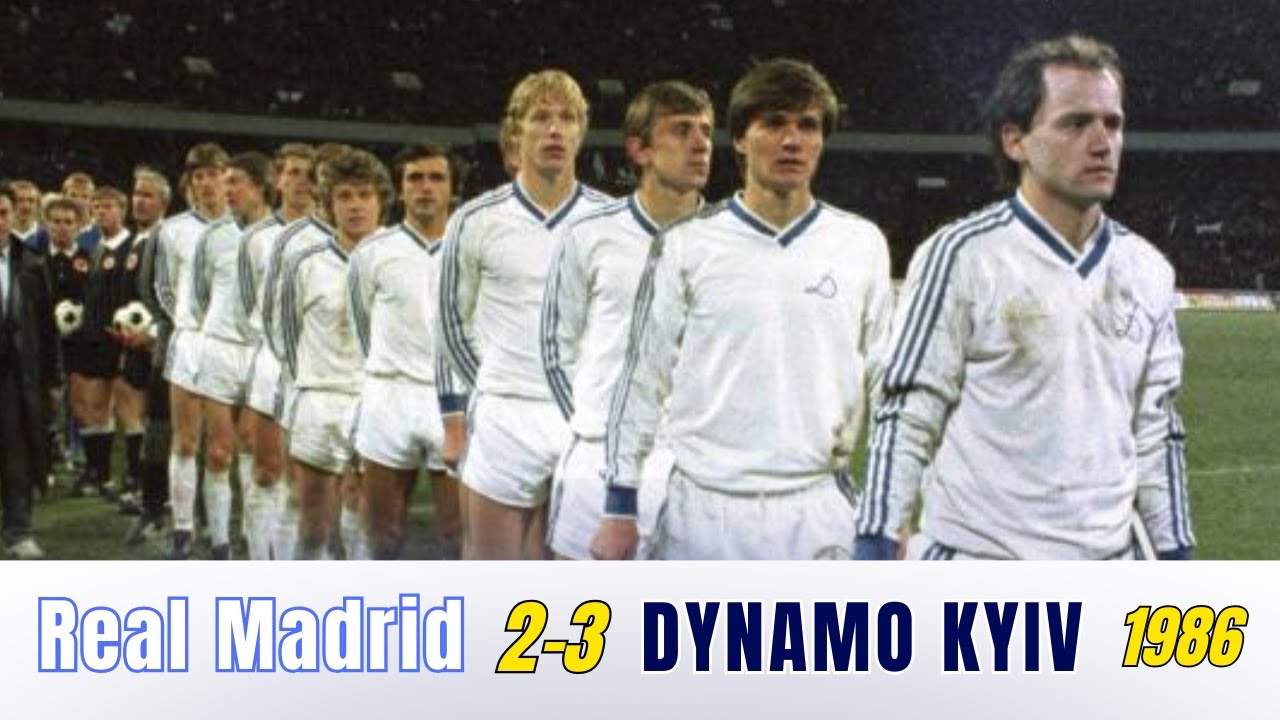 1986 Real Madrid 2-3 Dymano Kyiv Goals | Trofeo Bernabéu