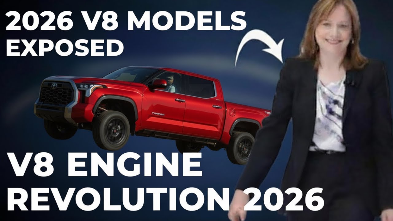 Генеральный директор GM представил три новые модели V8 2026 года и поразил толпу!