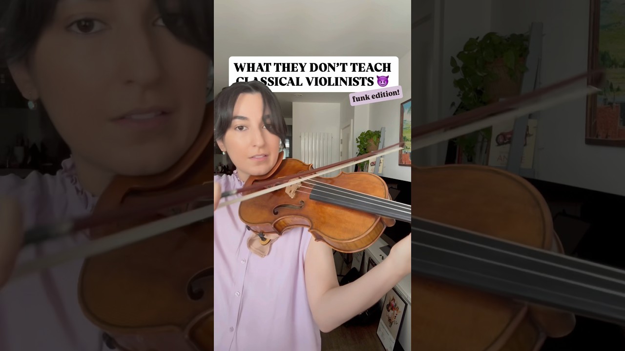 Classical Violinist Plays Lunchtime by Cory Wong | Funk Guitar Groove