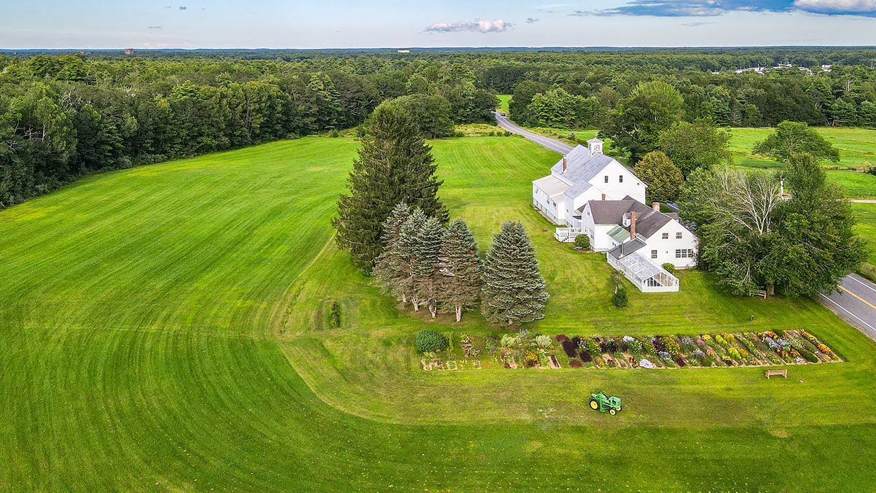 Historic Farmhouse on 15 Acres | Brunswick Maine Home for Sale