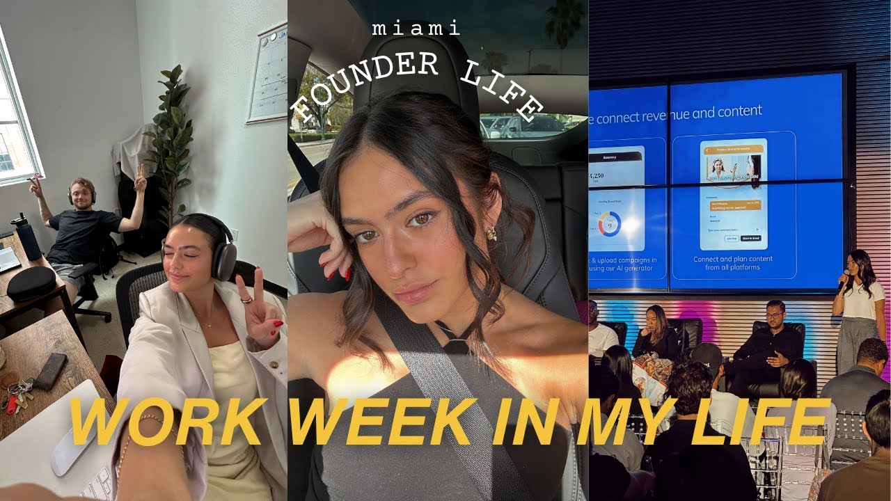FOUNDER LIFE! Living in Miami | Miami Tech Week, pitching my startup to investors, and more!