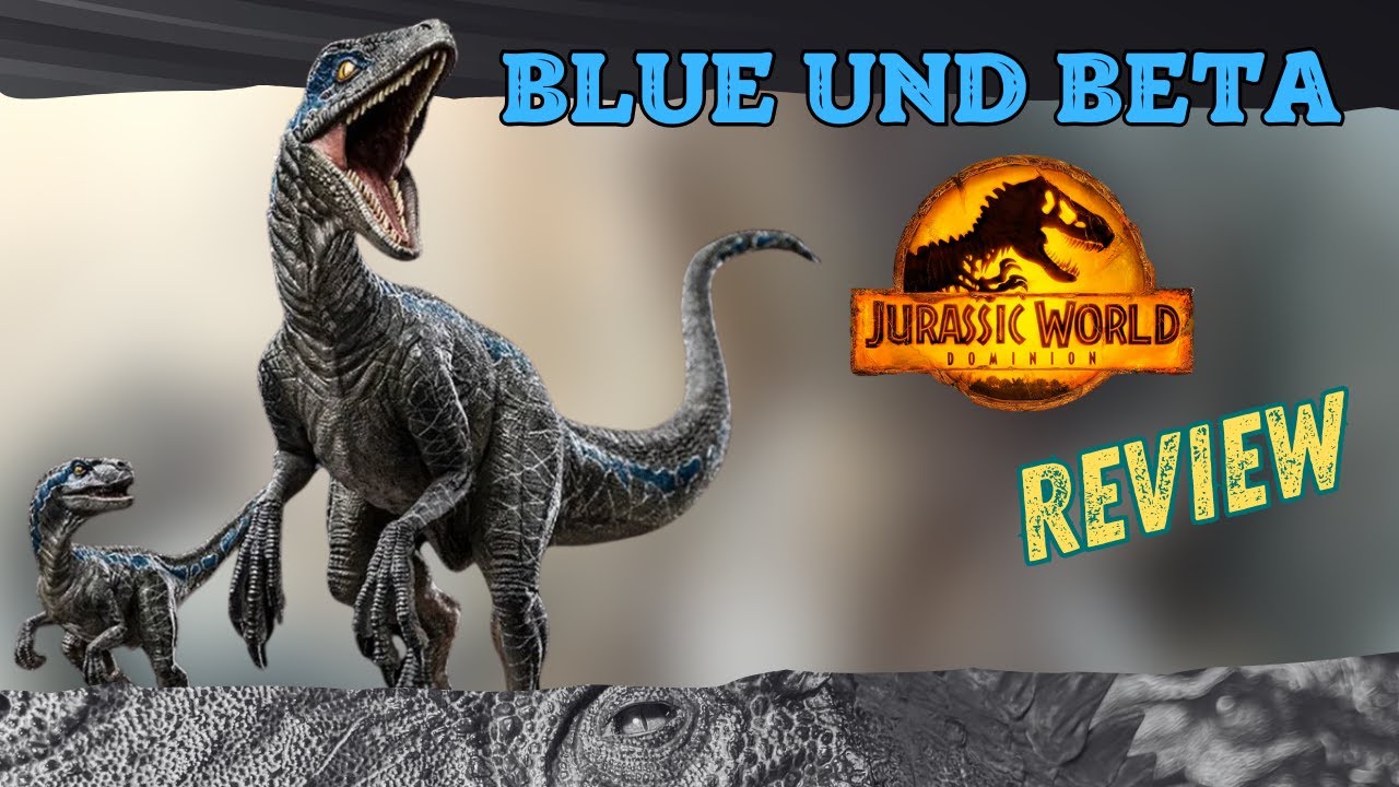 Blue und Beta Jurassic World Dominion - 1/10 Art Scale - IronStudios review