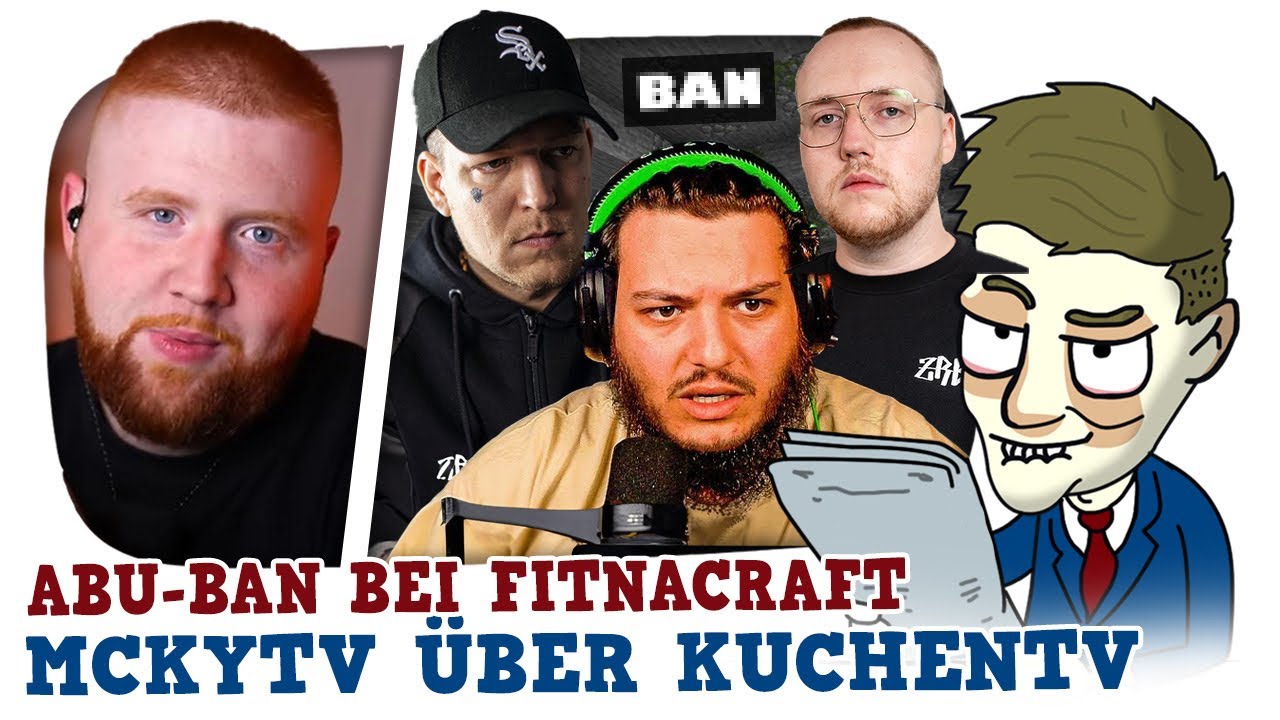 MCKYTV &uuml;ber KUCHENTV und SUBATHON / FITNACRAFT BEEF mit ABU, ZARBEX, MONTE - Cake News #340