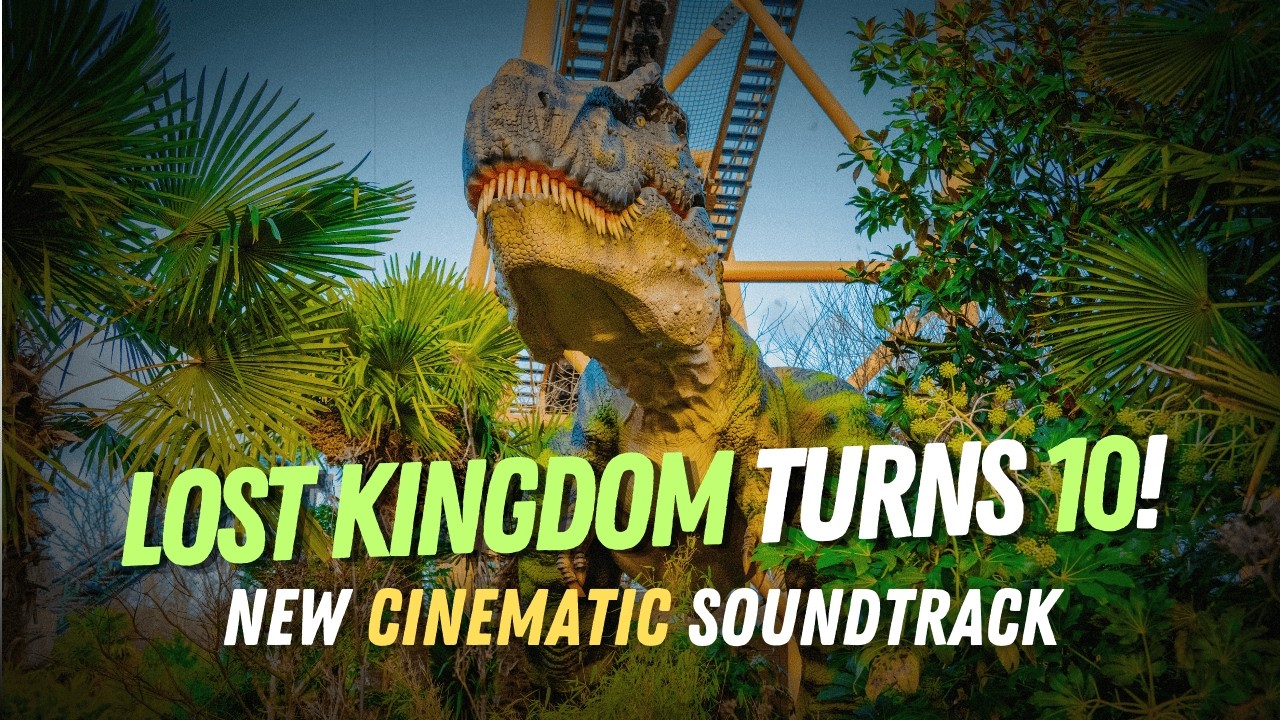 Lost Kingdom Turns 10! 🦖🎢 Epic Dinosaur Kingdom Celebration Music 🦕