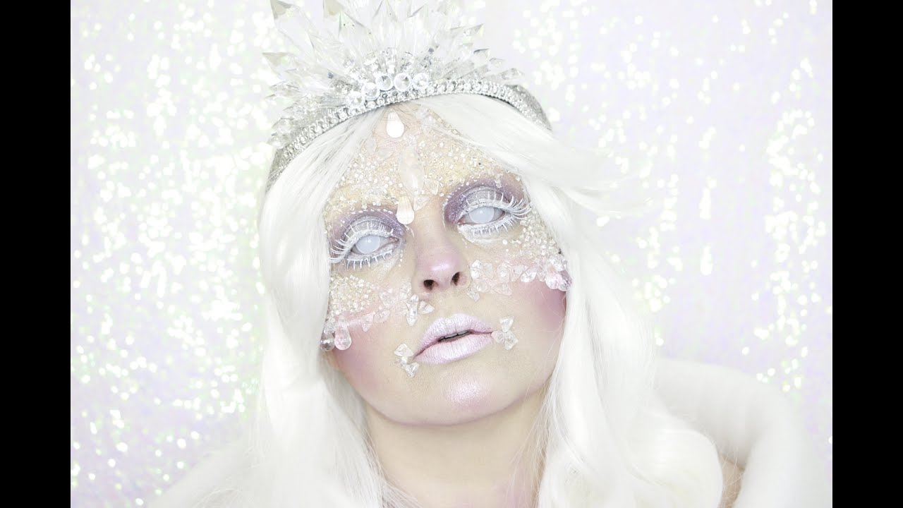 ICE QUEEN MAKEUP TUTORIAL -  MAQUIAGEM DE RAINHA DO GELO - HALLOWEEN MAKEUP TUTORIAL