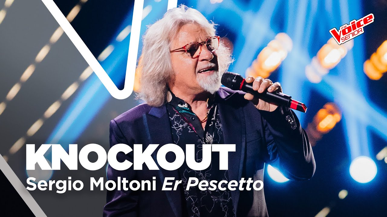 Sergio Er Pescetto canta “Domenica Bestiale” di Fabio Concato | The Voice Senior Italy 3 | Knockout
