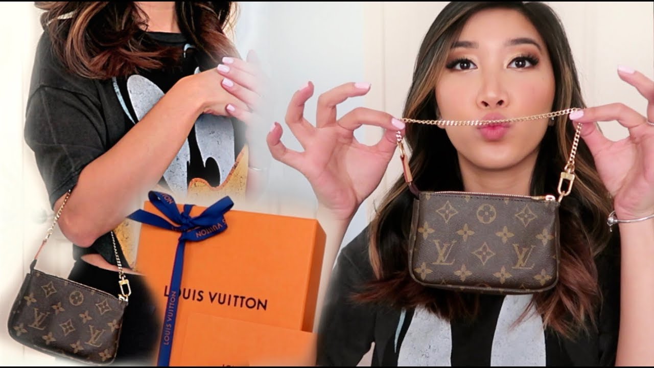 LOUIS VUITTON MINI POCHETTE ACCESSOIRES MONOGRAM 2019 UNBOXING