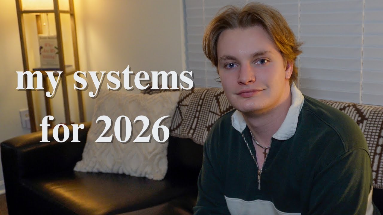 my goals & systems for 2026 as a college student