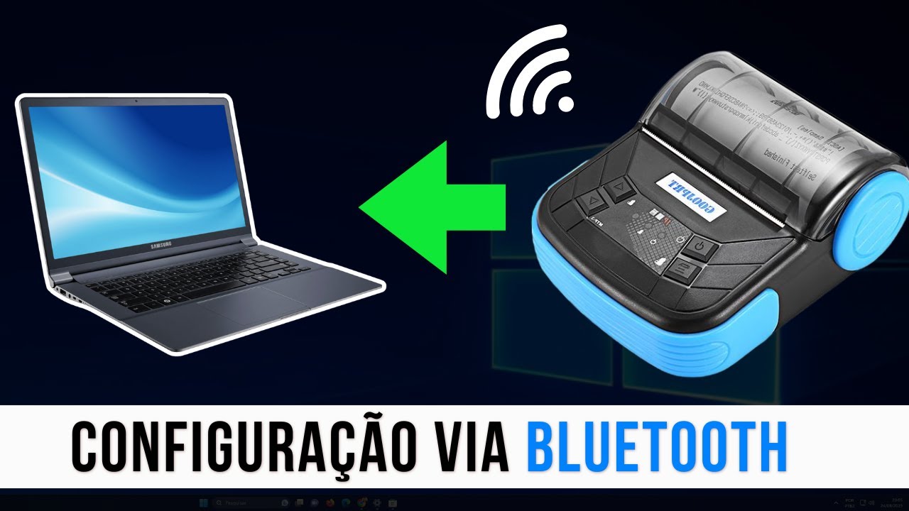 COMO INSTALAR VIA BLUETOOTH NO NOTEBOOK IMPRESSORA 80MM MTP-3