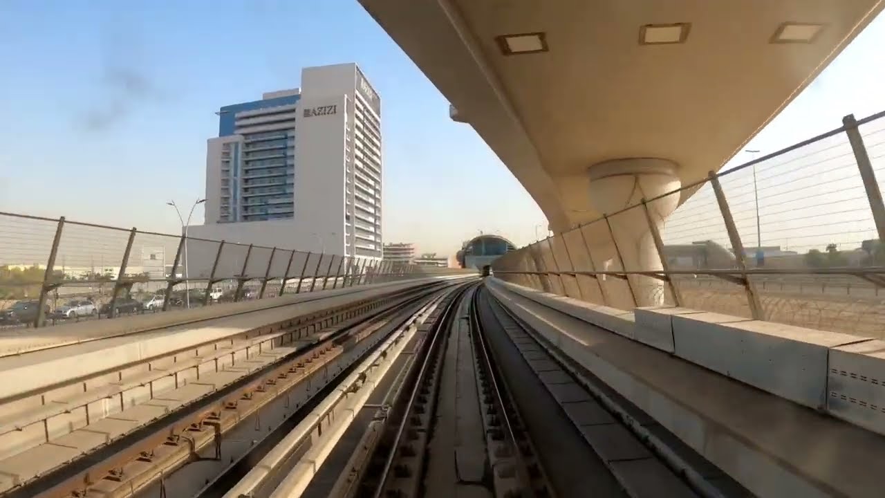 Dubai Metro | Alstom Train 58 | Jabal Ali to UAE Exchange (RED LINE)