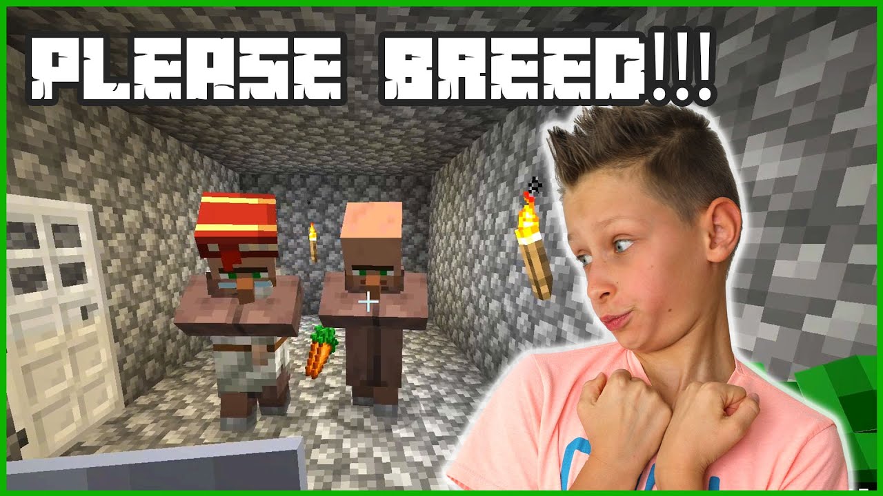 TRYING TO GET VILLAGERS TO BREED!