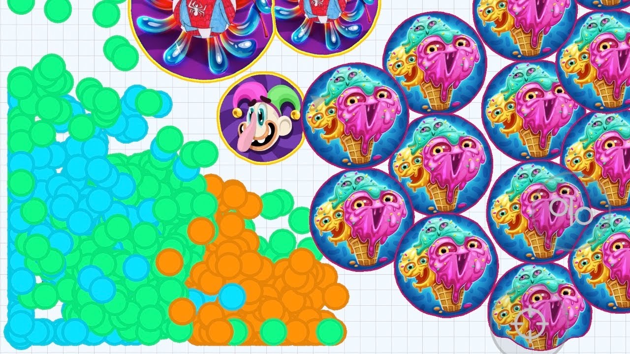DESTROYING SAVAGE CLANS - AGAR.IO MOBILE