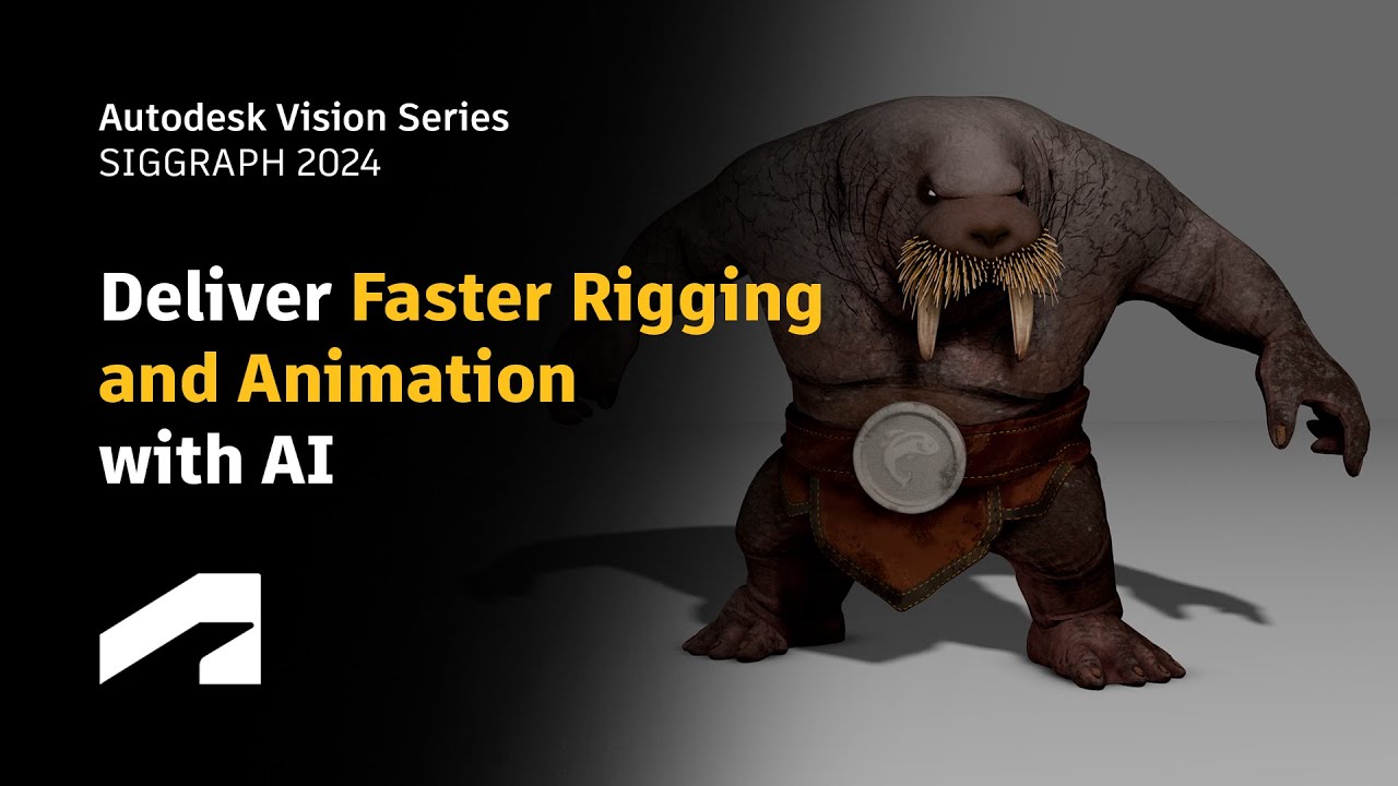 Deliver Faster Rigging and Animation with AI