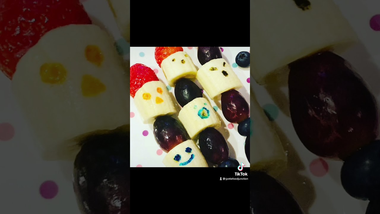 Halloween Ghost Fruit Kabobs