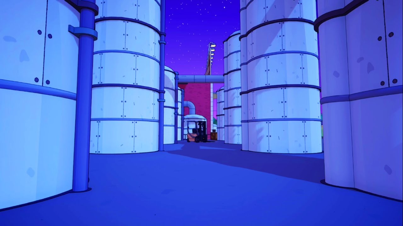 Springfield Slurpworks [Night] | Fortnite Ambience