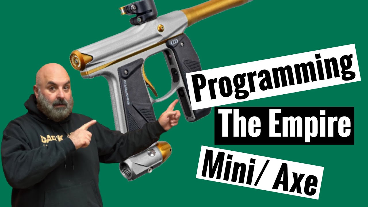 How to Program the Empire Paintball Mini and Axe