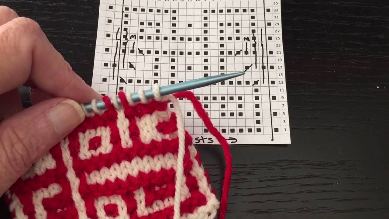 How to Increase in Mosaic Stitch Knitting