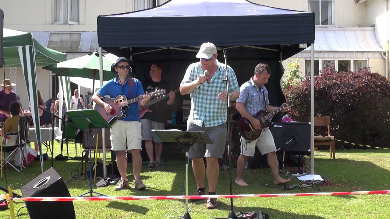 'Money Talks' by The Fourfathers - live at Parish Fete in Whitchurch, Hampshire