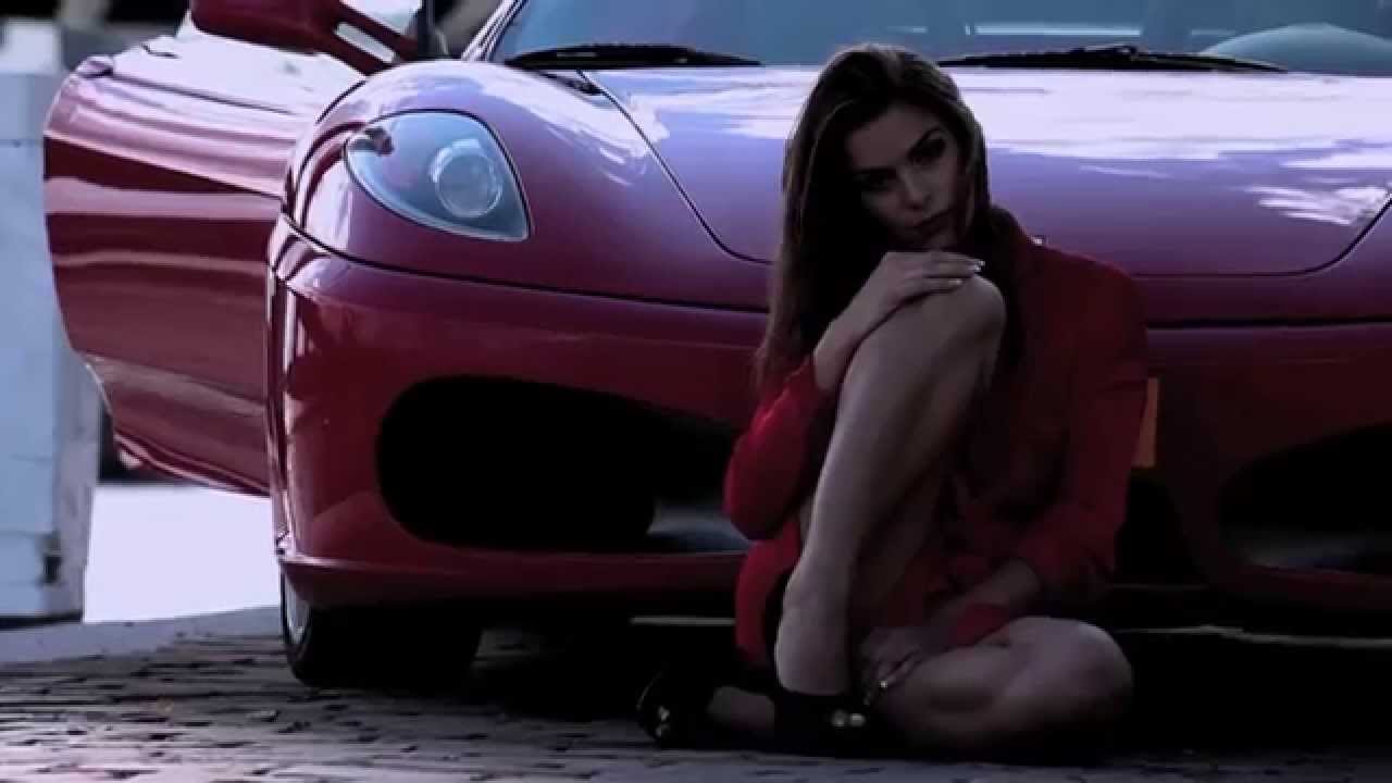 Sharon Ravestein - The Lady in Red with The Red Ferrari