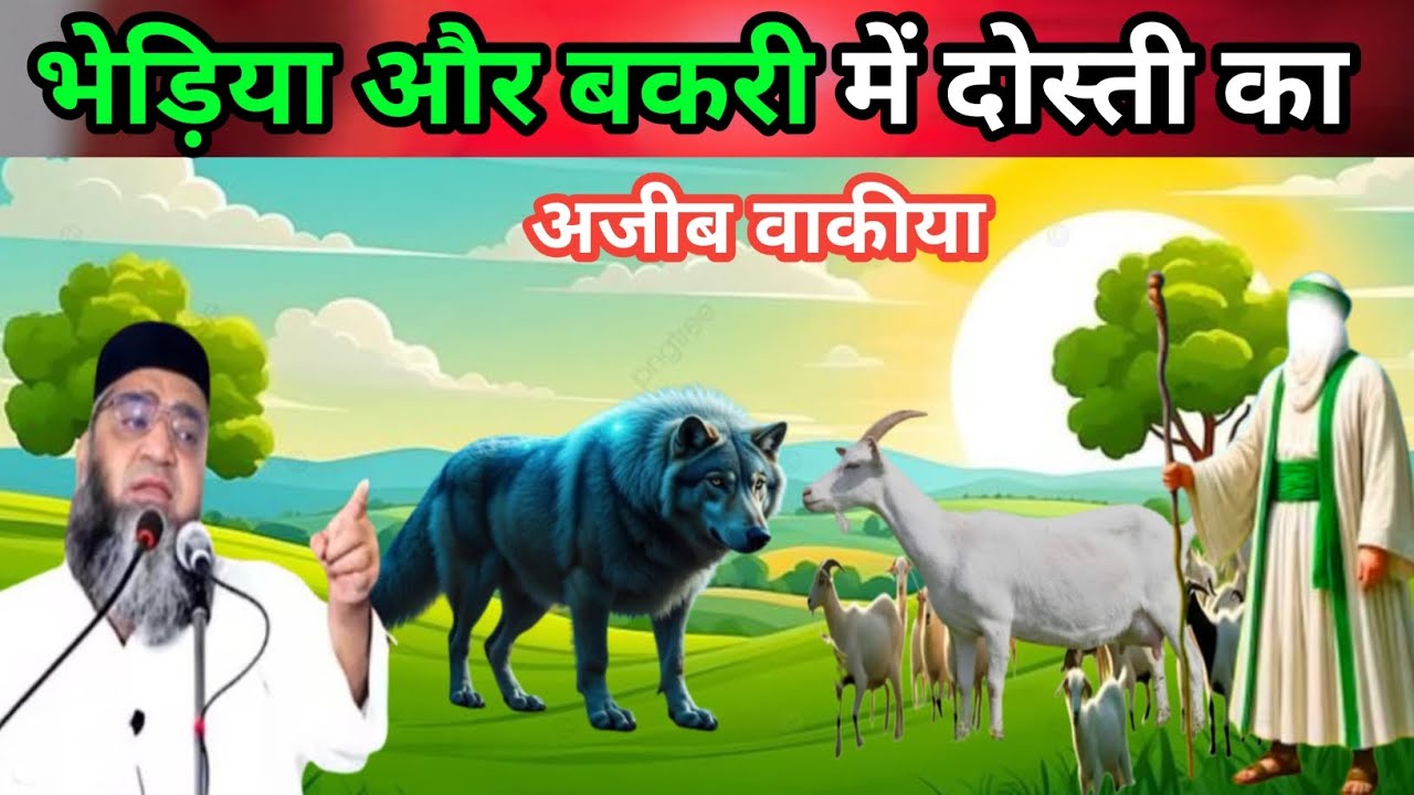 Bhediya aur bakri मैं दोस्ती का अजीब वाक्य अल्लाह के वाली की करामात Qari Ahmed Ali Sahab