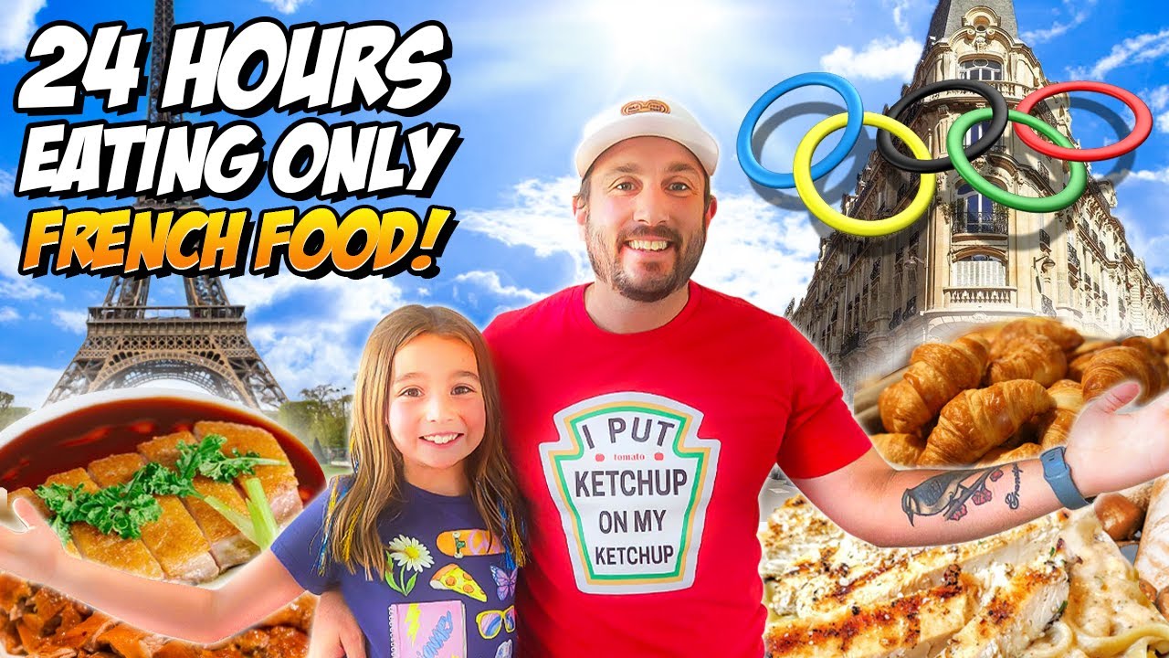 Olympic 24 Hour Food Challenge! Eating French Food!