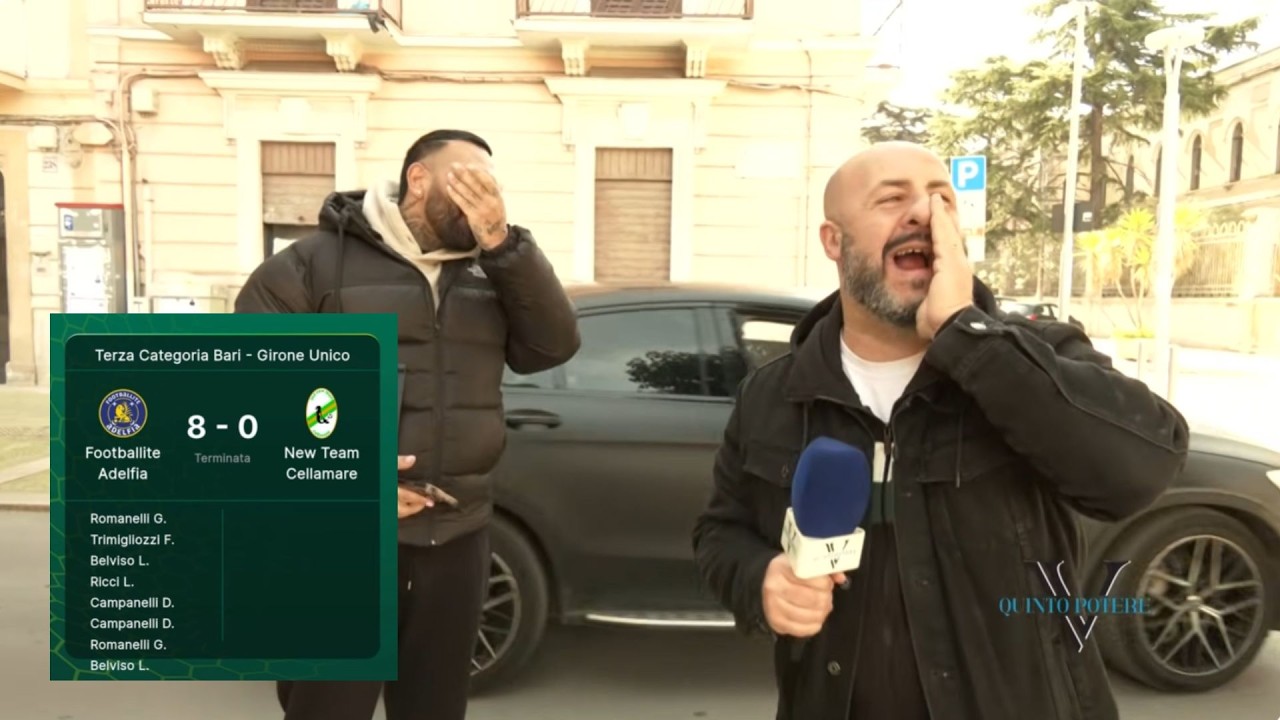 Inguardabile, Sisto el gordo prende 8 sberle ad Adelfia. Un solo grido: 