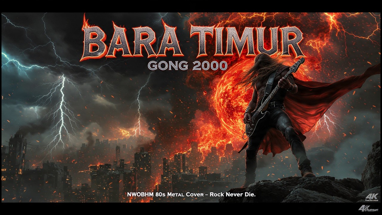 Bara Timur - Gong 2000 (Suno AI Cover) | NWOBHM 80s Metal Super Aggressive | Rock Never Die