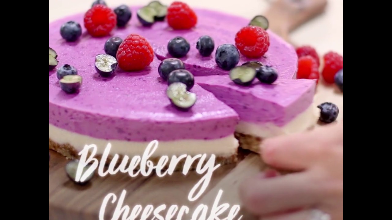 RECIPE: Vegan Blueberry Cheesecake (raw)
