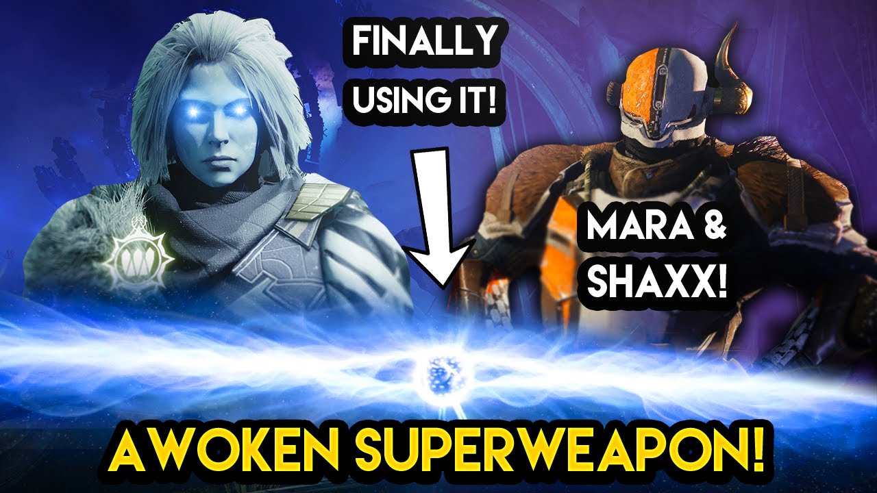 Destiny 2 - SHE USES THE AWOKEN SUPER WEAPON! Shaxx And Mara’s Night Of Love