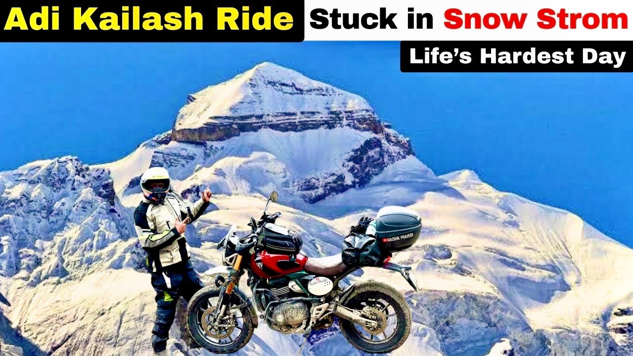Snowstorm Survival at Adi Kailash – Toughest Himalayan Moto‑Vlog