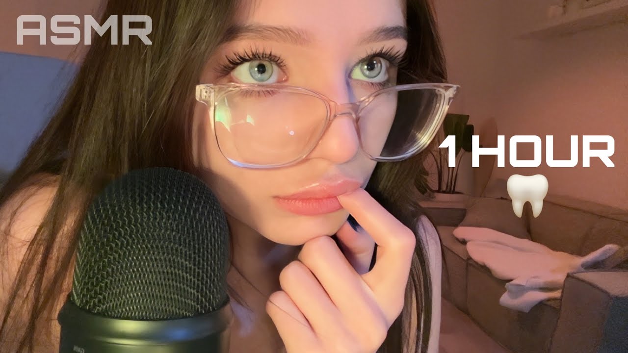 ASMR ☆ 1 Hour Teeth Tapping (no talking)