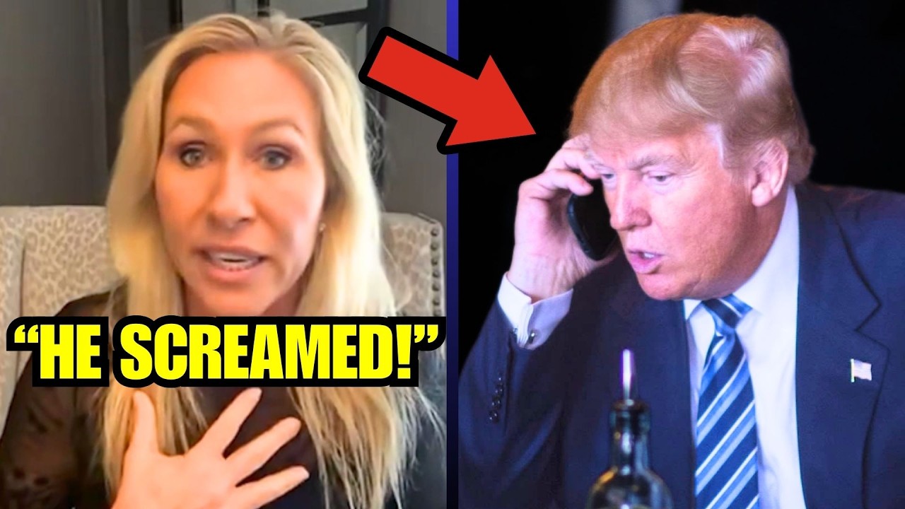 Trump SCREAMS at Marjorie in LEAKED Epstein call
