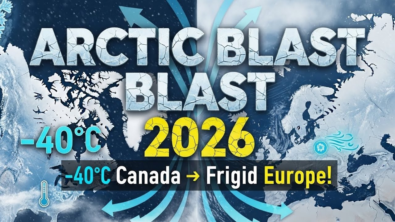 Анализ последствий арктического похолодания 2026 года: от &ndash;40&deg;C в Канаде до морозной Европы!