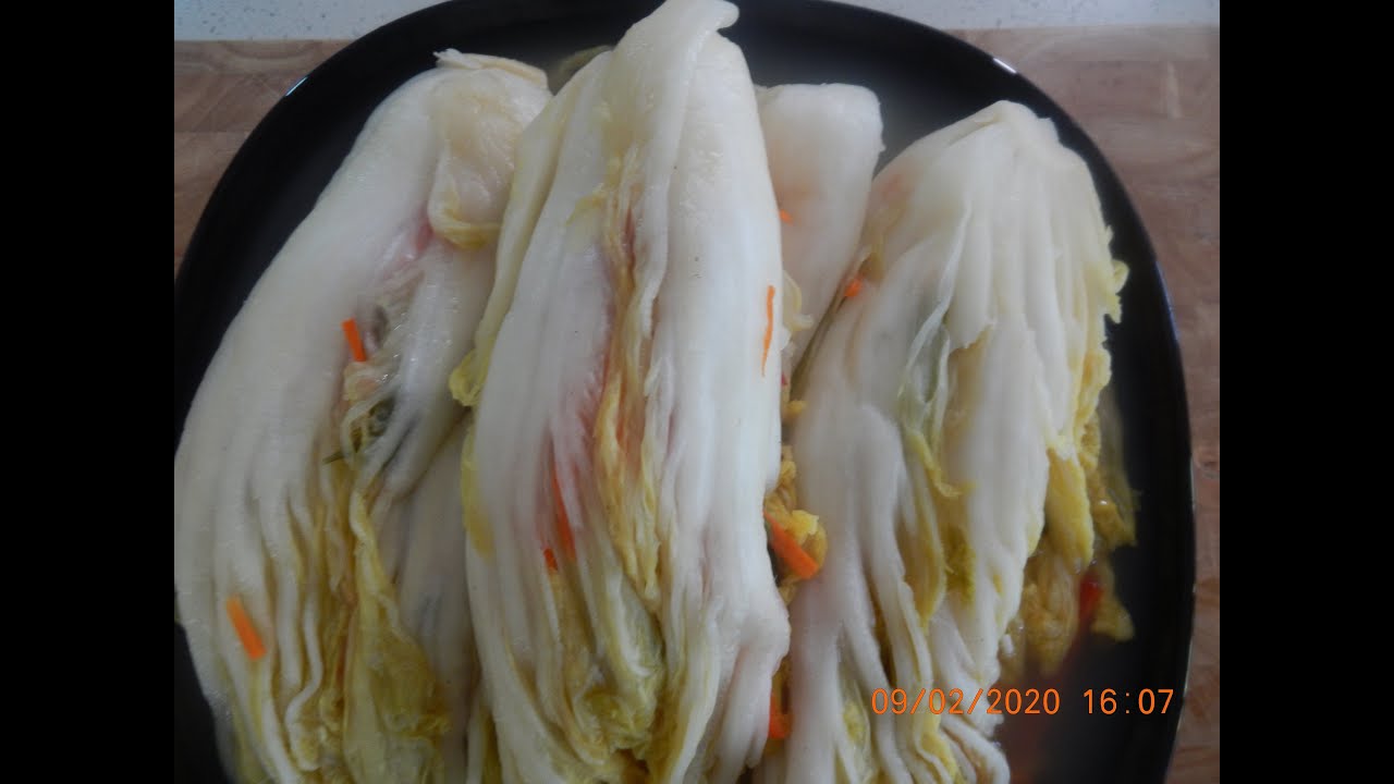 Not Spicy Korean White Kimchi