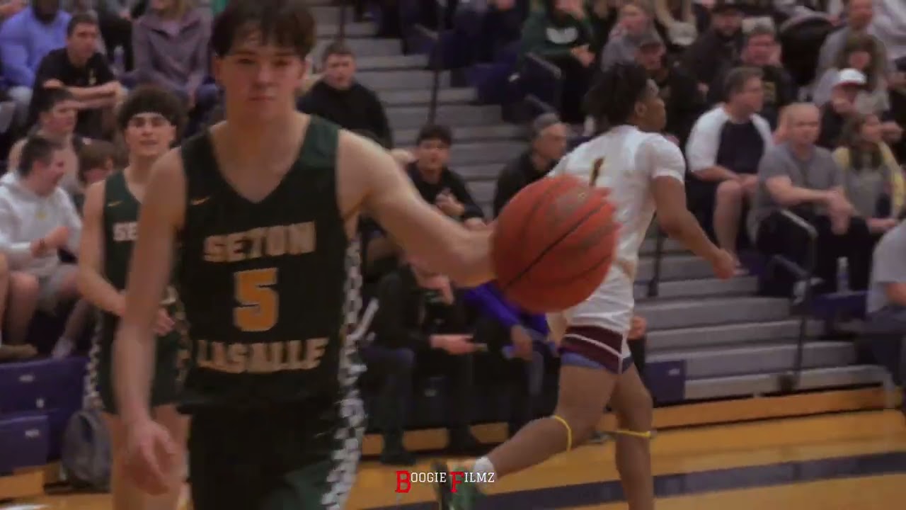 Crazy ending buzzer beater Playoffs round 2. Steel Valley vs Seton Lasalle (highlights)