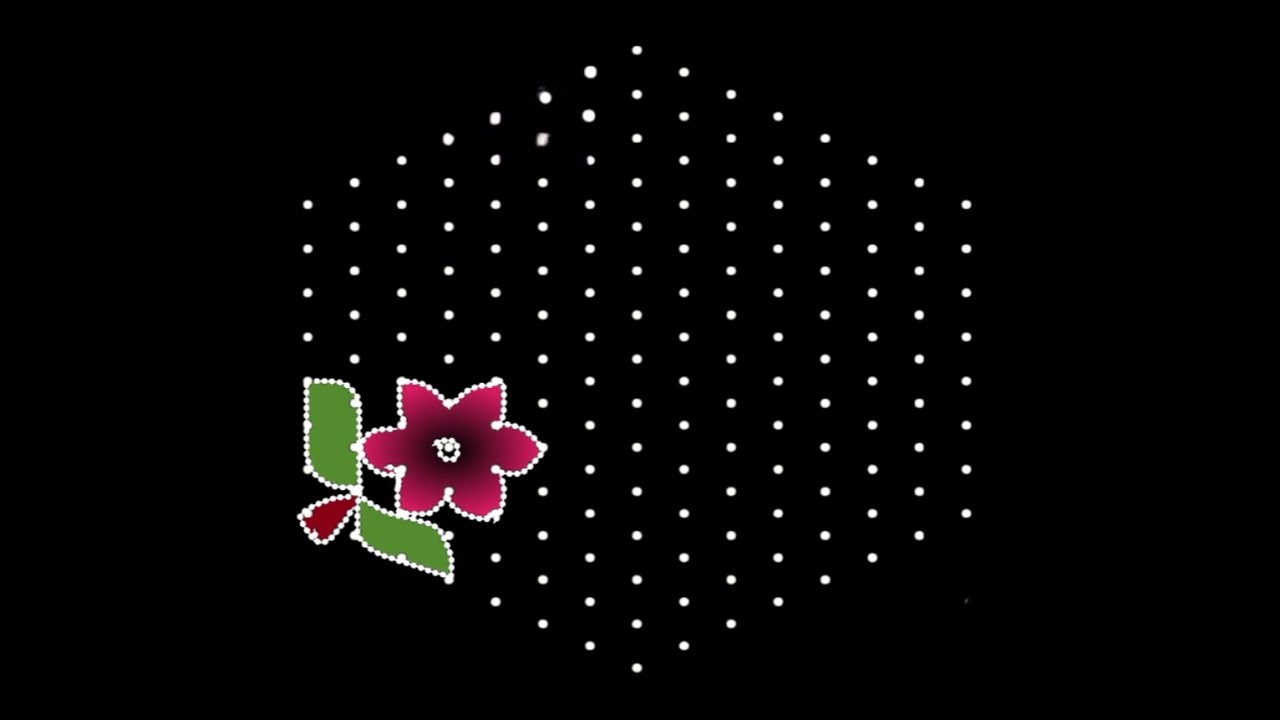 New Year Rangoli/ Festival Rangoli/ Easy kolam/Simple Design Rangoli/Special Daily Rangoli/Muggulu 