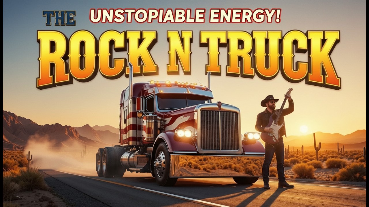 Rock N Truck – Highway Breeze Rock | Calm Truck Driving Sounds #HighwayRock  #EasyCountryRock