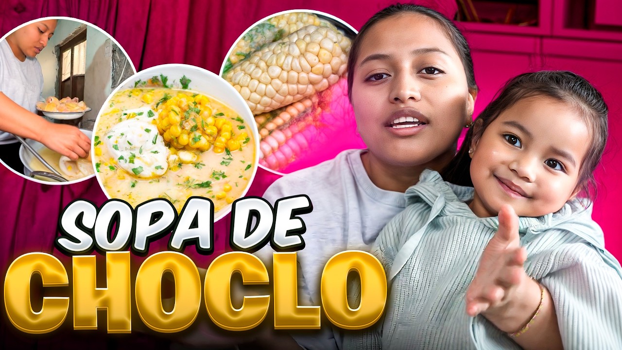 COCINE CALDO DE CHOCLO CASERO EN EL CAMPO PARA MI FAMILIA | Araceli Lm ft David Otavalo