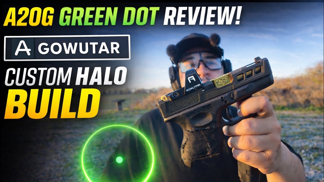 Тестирую свой Gowutar A20G на своей кастомной сборке Glock 26 Halo 😈💪🏽