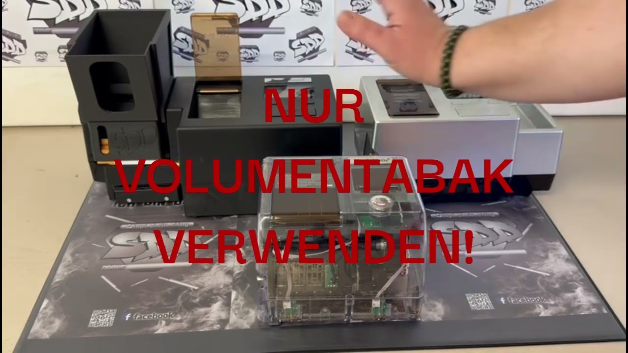 Warnung ‼️ Alle Powermatics und Hawk-Matics sind für Volumentabak kein Feinschnitt